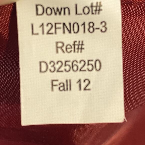 Eddie Bauer Quilted Goose Down Vest Women M Red Outdoor Gorpcore Cozycore Casual - Picture 10 of 11